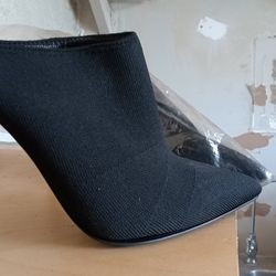 Blue Suede High Heels 