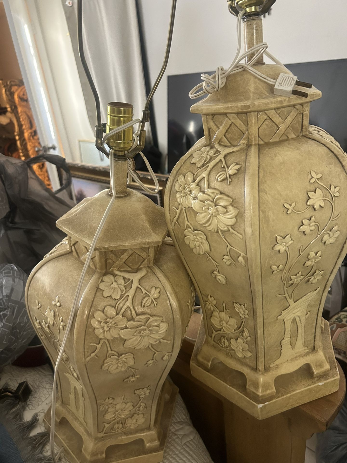 Two Antique Lamps