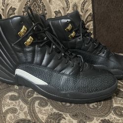 Nike Air Jordan Retro 12 The Master 2016 Men’s Size 11 Black Shoes 130690-013