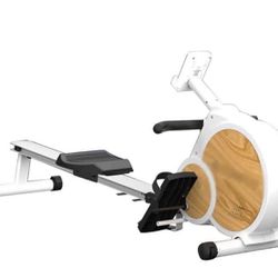 Foldable Rower, Household Magnetron Magnetic Resistance Rowing Machine, indoor Slimming Fitness Equipment Silent Rowing