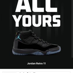 Jordan 11 Gamma Blue Sz 13