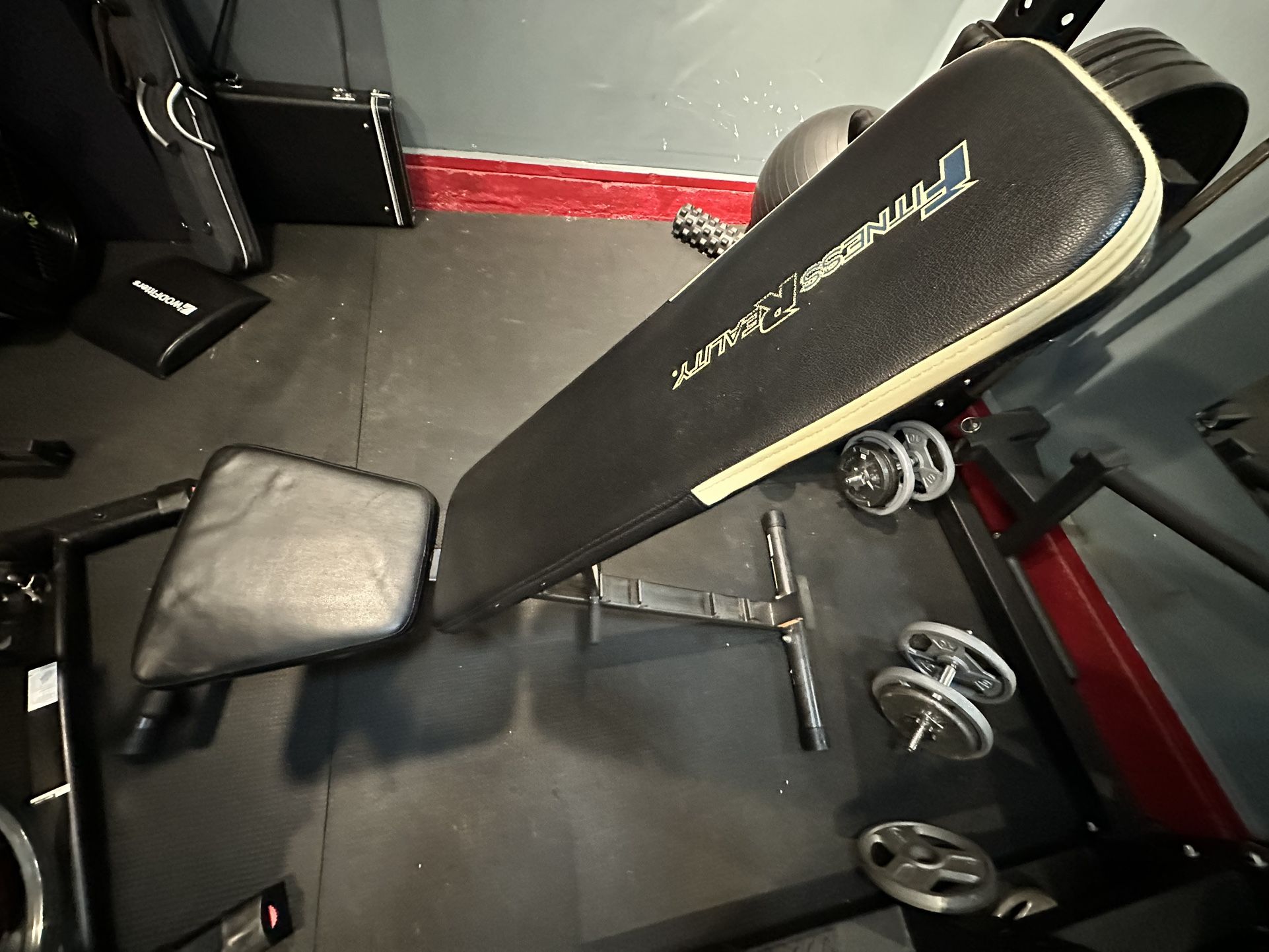 Fitness Reality Adjustable Weight Bench, Press