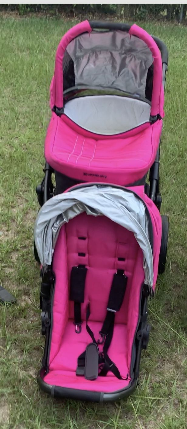 UPPABABY VISTA Pink Stroller Travel System