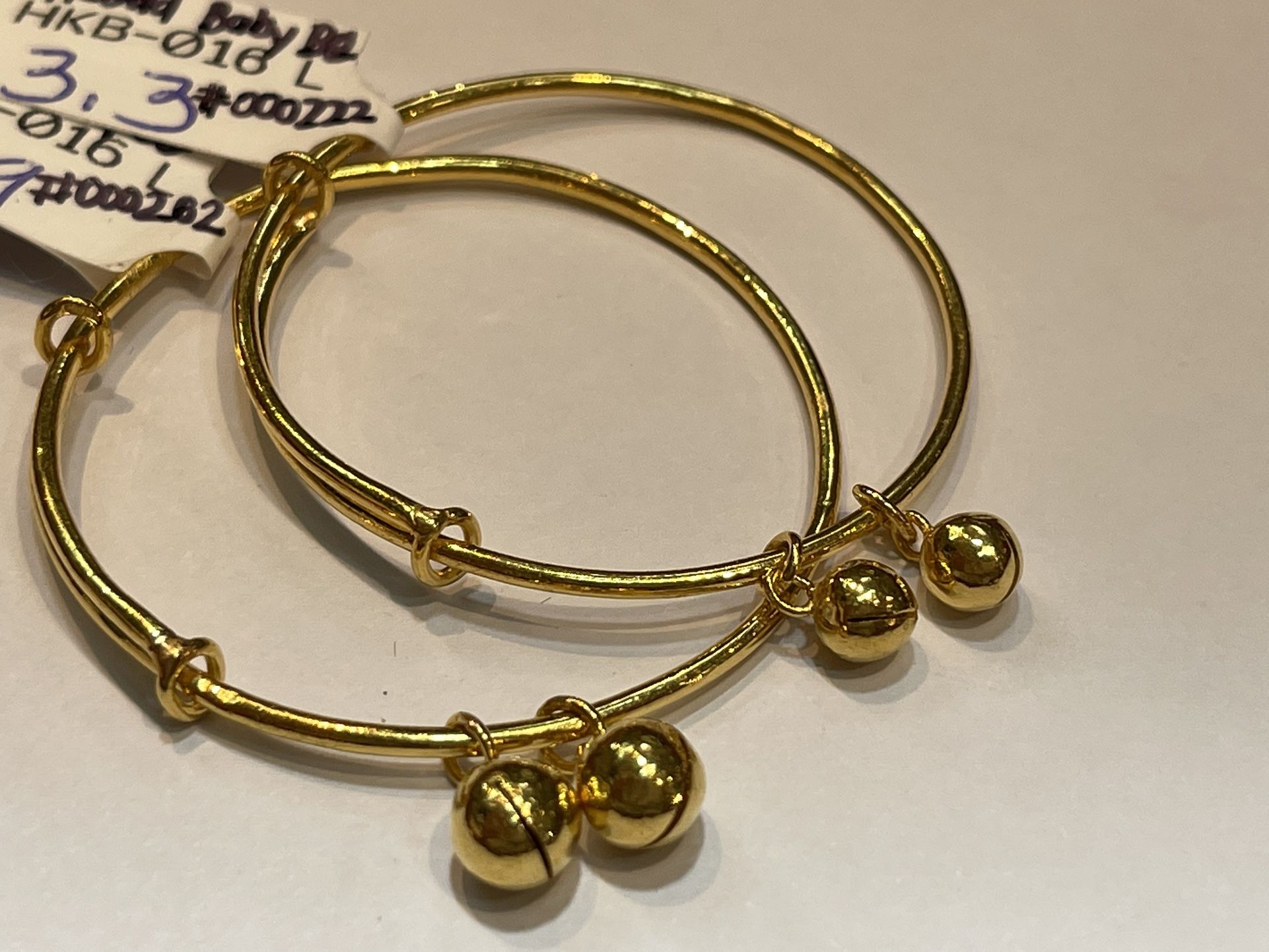 24k Gold Baby Bangles 99.99% Gold
