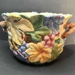 Fitz and Floyd pitcher and serving bowl