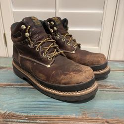 Georgia Boot 12 Men’s Work Boots Brown Lace Up Georgia Giant