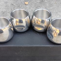 Stainless Steel AMC Cups Set of Four