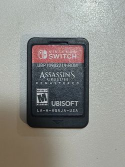 Assassins Creed 3 remastered switch game