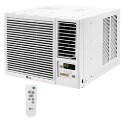 7,500 BTU 115-Volt Window Air Conditioner with Cool, Heat and Remote in White