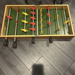 Tabletop Foosball portable fold up