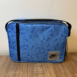 NIKE Hard Shell Insulated Blue Just Do It Lunch Box New