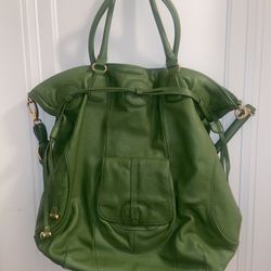 Green Isaac Mizrahi Oversized Tote