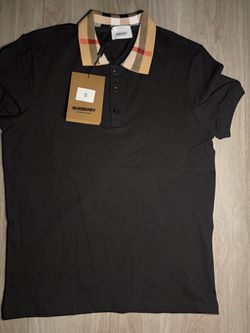 Black Burberry Polo