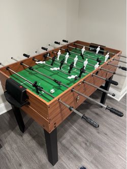 Game activity table- billards(pool), foosball, air hockey. Great condition,