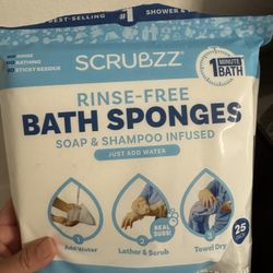 Bath Sponges (15 Or So) Free