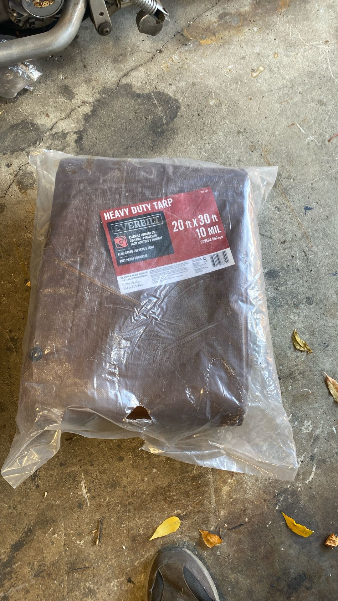 Heavy duty tarp 20 x 30