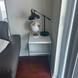 White Living Room Side Table 