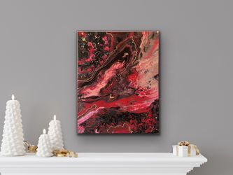 14K Gold Leaf Handmade Painting 