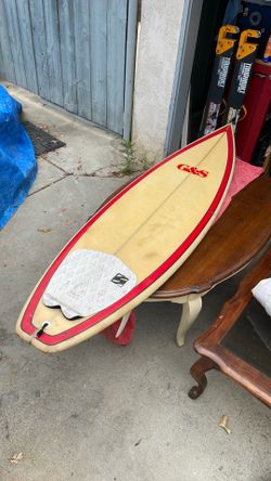 G&S short board surfboard