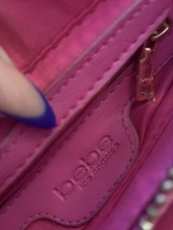 Bebe Pink Studded Handbag