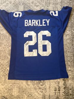 Saquon Barkley #26 Signed Football Jersey w/ JSA Cert
