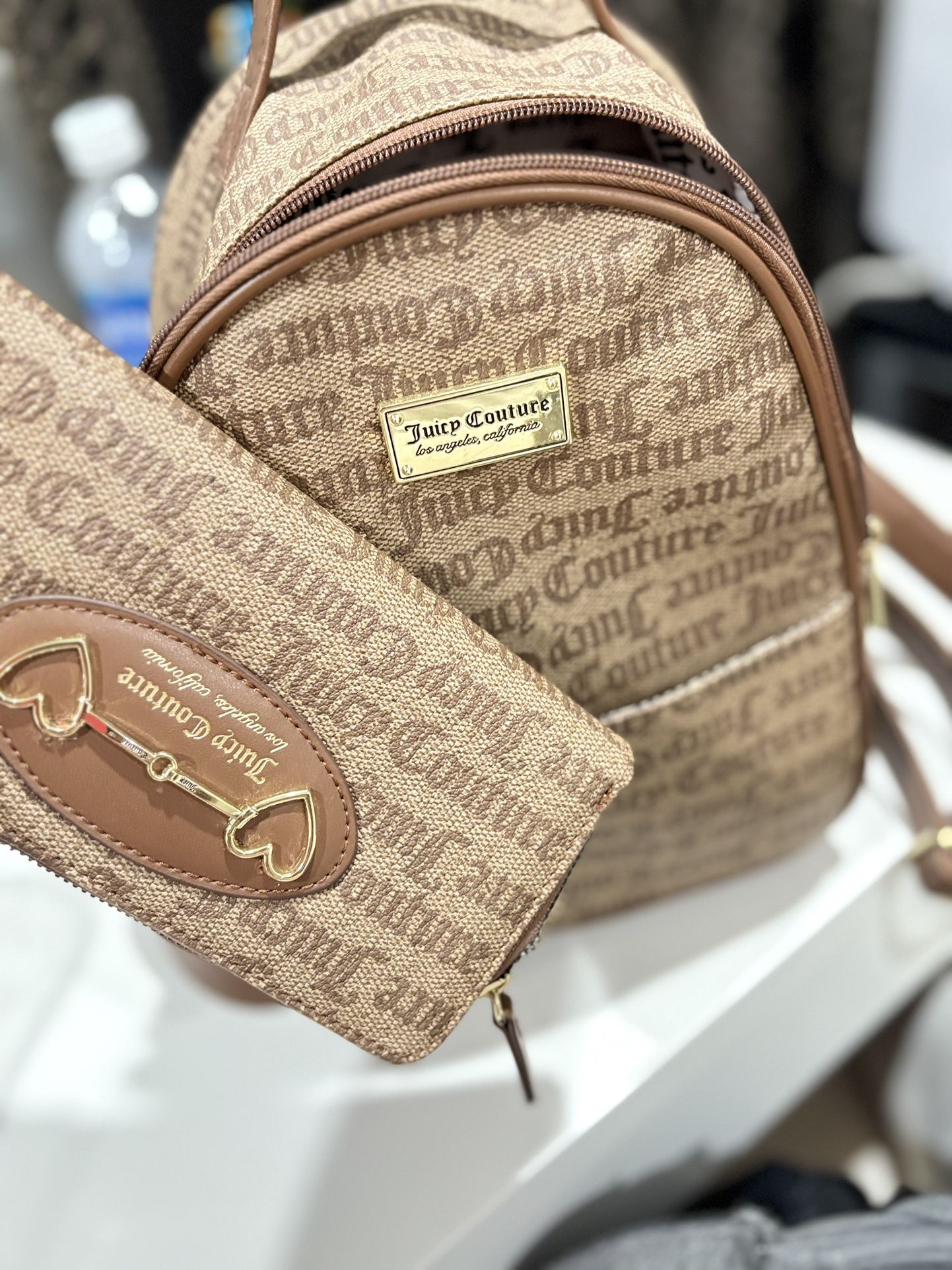 Juicy Contour Mini Backpack And Wallet