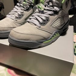 Jordan 5s Green Beams