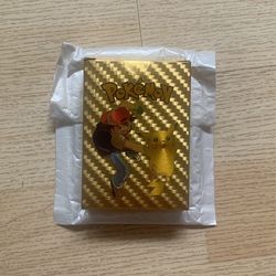 Gold Foil Poke Cards 55Pcs