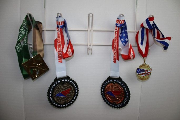 Genuine American Grappling Brazilian Jiu Jitsu Championship Competition Medals