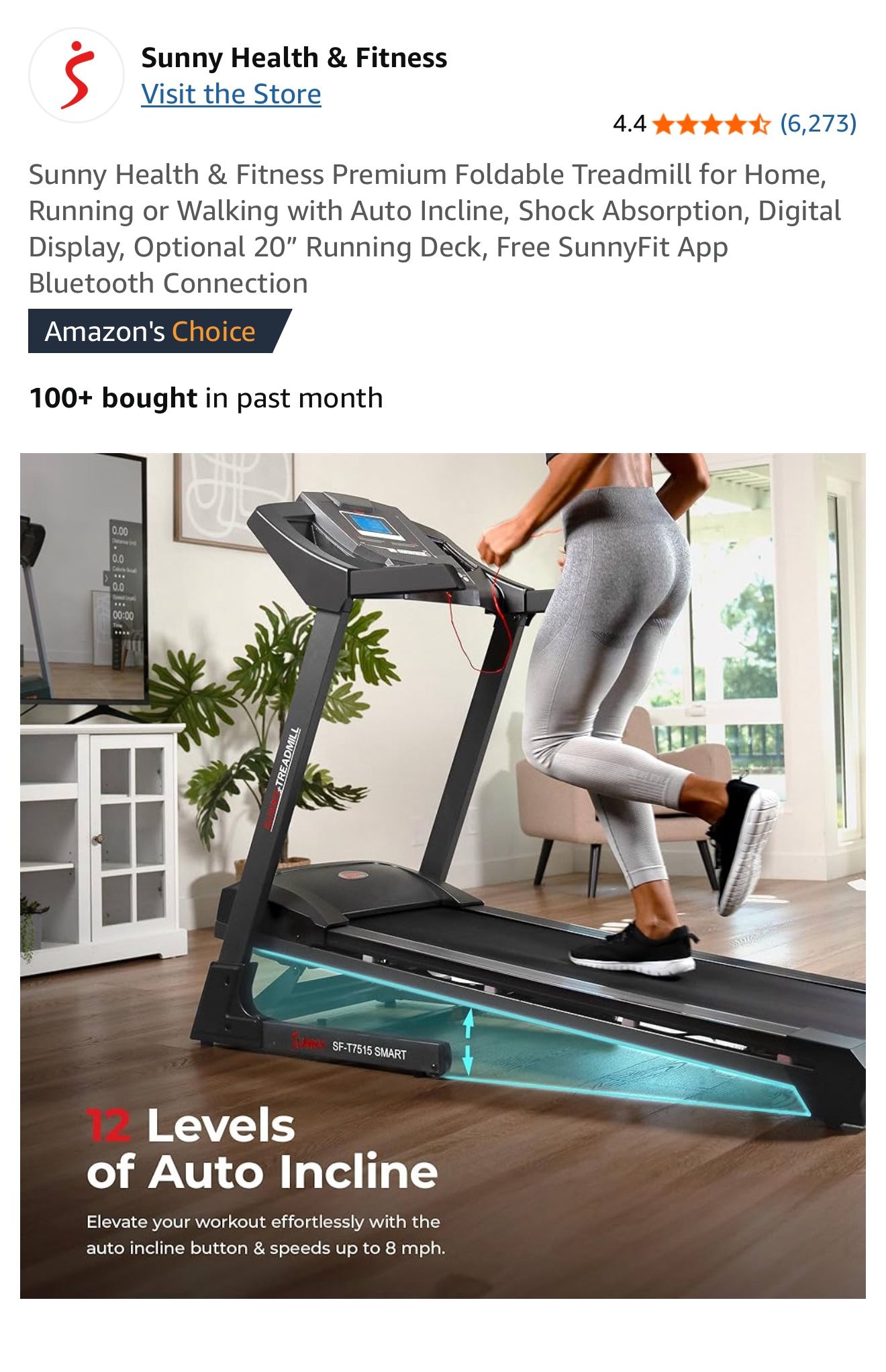 Premium Foldable Treadmill for Home,