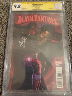 CGC 9.8 SS Black Panther #166 Autographed Signed by Andy Serkis, Sook Variant Cover Klaw Avengers