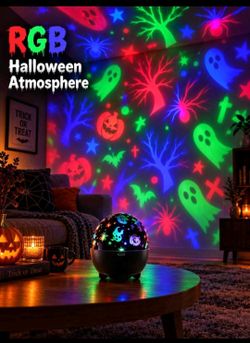 Desktop Halloween Scene Projector.
