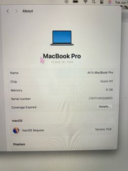MacBook Pro 2020 13-in (Gray/Silver)