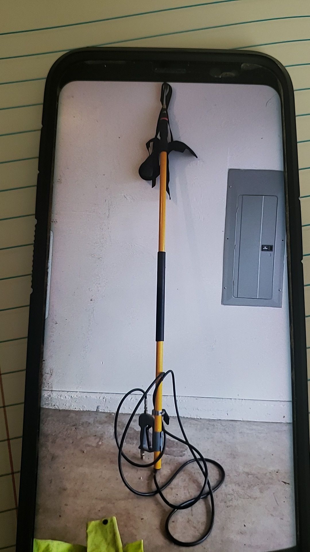 Extension pressure washer pole