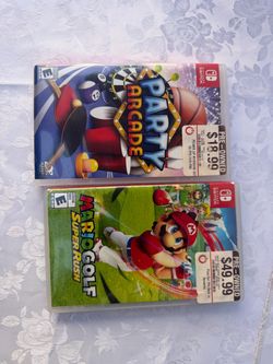 Nintendo Switch BOXES Bundle – Party Arcade & Mario Golf BOXES ONLY ⭐️NO GAME⭐️