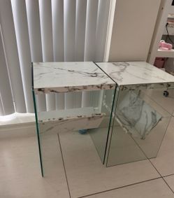Two side tables