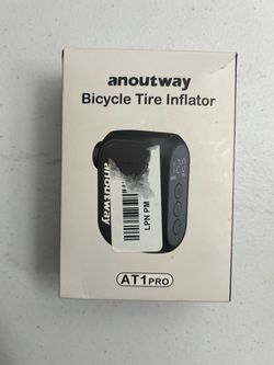 Anoutway AT1 Pro Portable Bicycle Tire Inflator – Digital 120 PSI USB-C