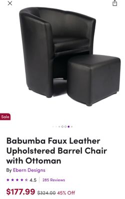 Set of barrel chairs