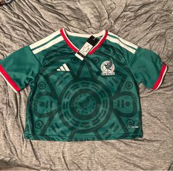 Mexico Jersey Cropped Women