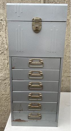Vintage Metal Storage Cabinet