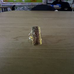 14k Solid Gold San Judas Ring 