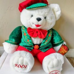 Snowflake 22" Teddy Dapper Bear Pristine 2001 Edition 