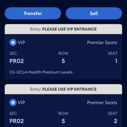 2 Tickets For Los Angeles Lakers Vs Houston Rockets Christmas Day 