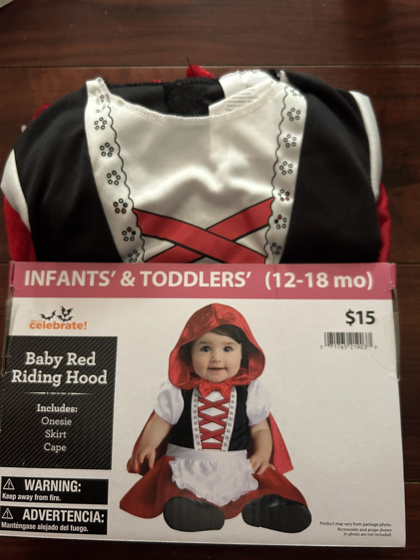 Infants' Riding Hood Halloween Costume