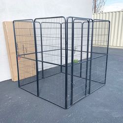 (Brand New) $180 Heavy Duty 5x5x5ft Tall 8-Panel Pet Playpen Dog Crate Kennel Exercise Cage Fence