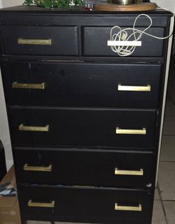 Black dresser