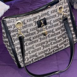 Juicy Couture Handbag – Classic Logo Print, Great Condition!