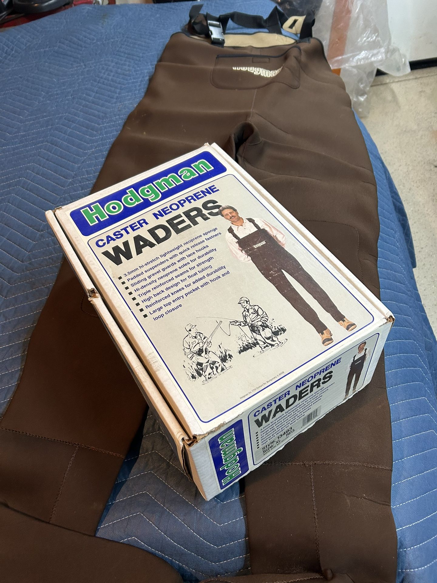 Fishing Waders Hodgman Neoprene Size XL