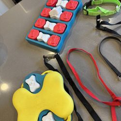 Dog Enrichment Toys Plus Bonus Training Collars