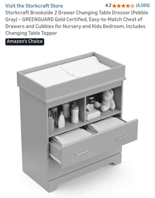 Baby Change Table Dresser